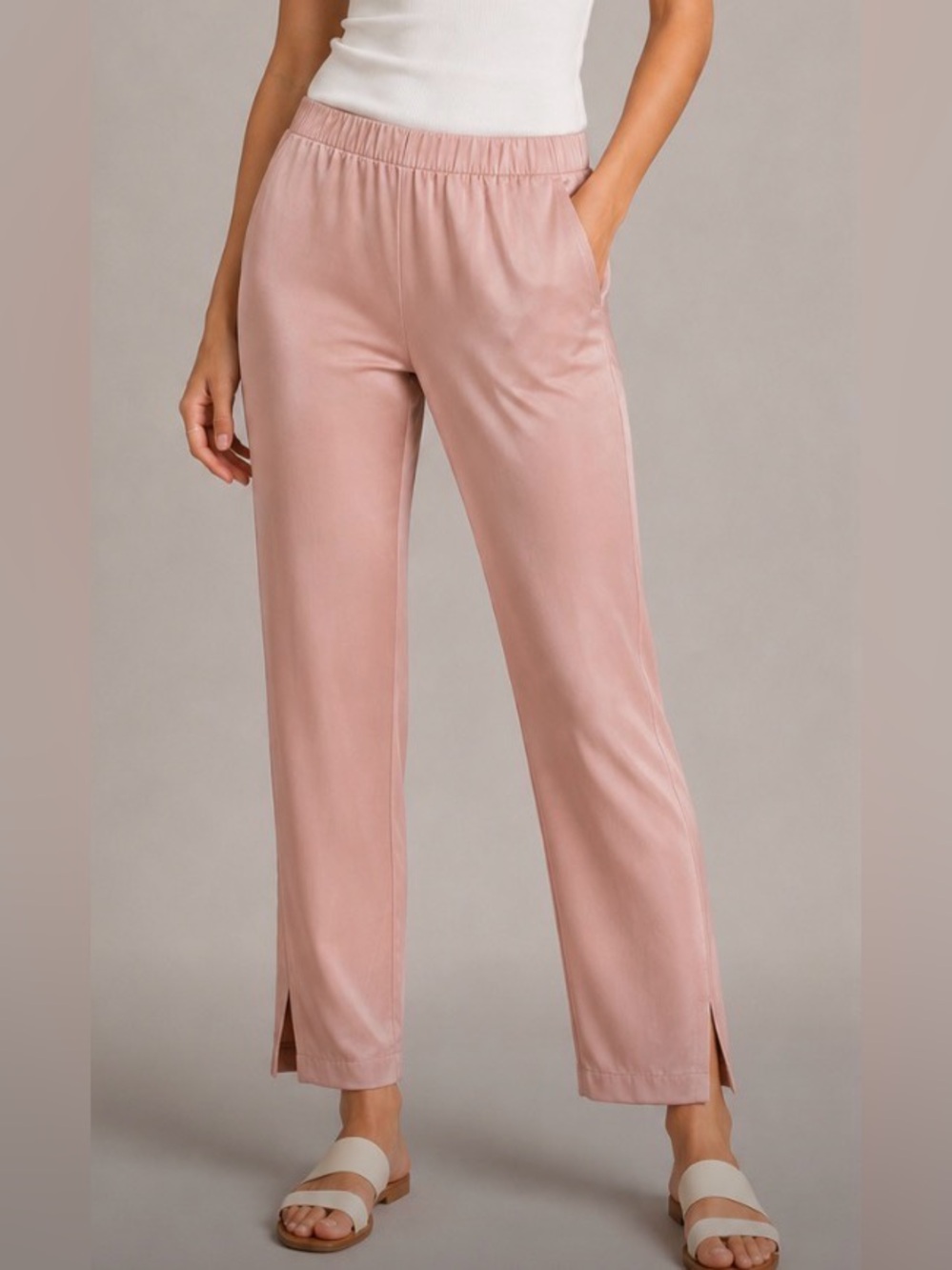 RVCA Women's ‘Chill Vibes’ Dusty Pink Pants Size Small